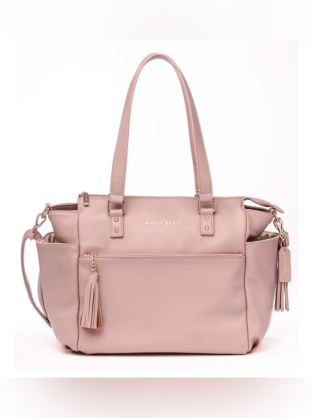 White+Elm Gemini Convertible Backpack-Dusty Pink